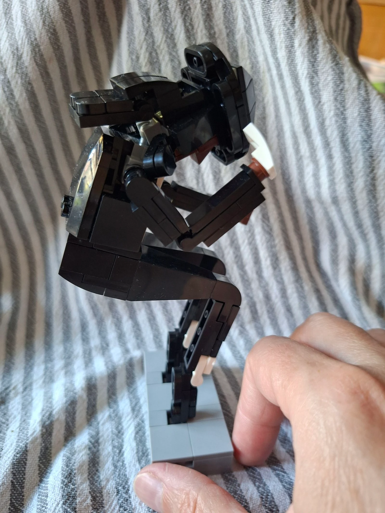 Michael Jackson figure made of building bricks – assembled – compatible brick style – photo 4